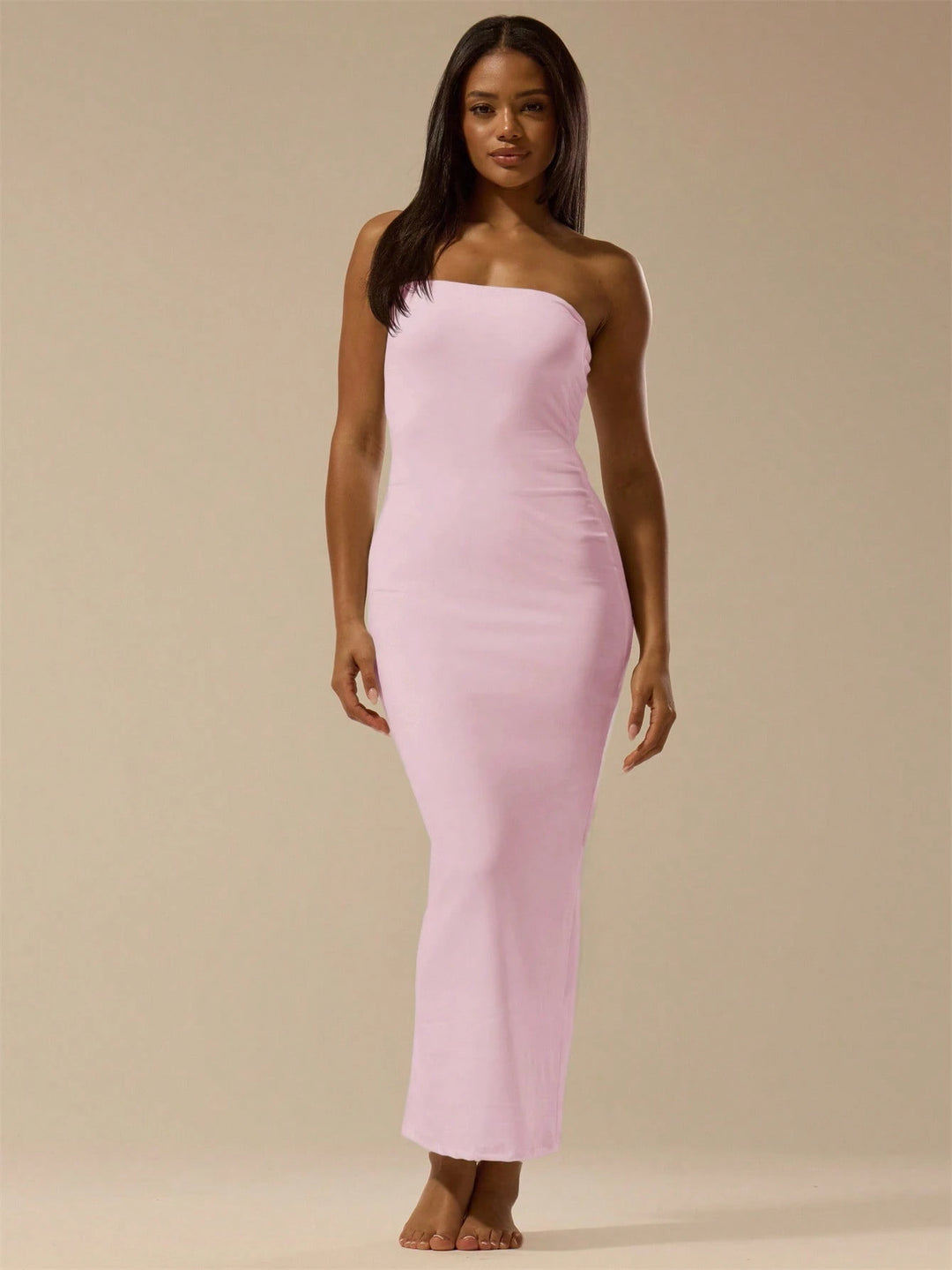 Rochie maxi SHEIN, roz