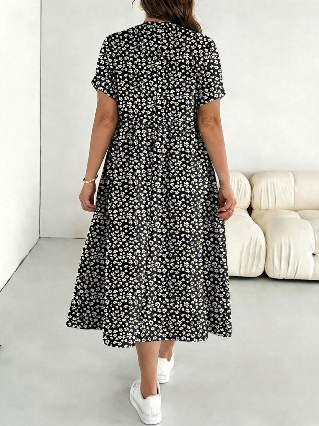 Rochie midi SHEIN, mix culori