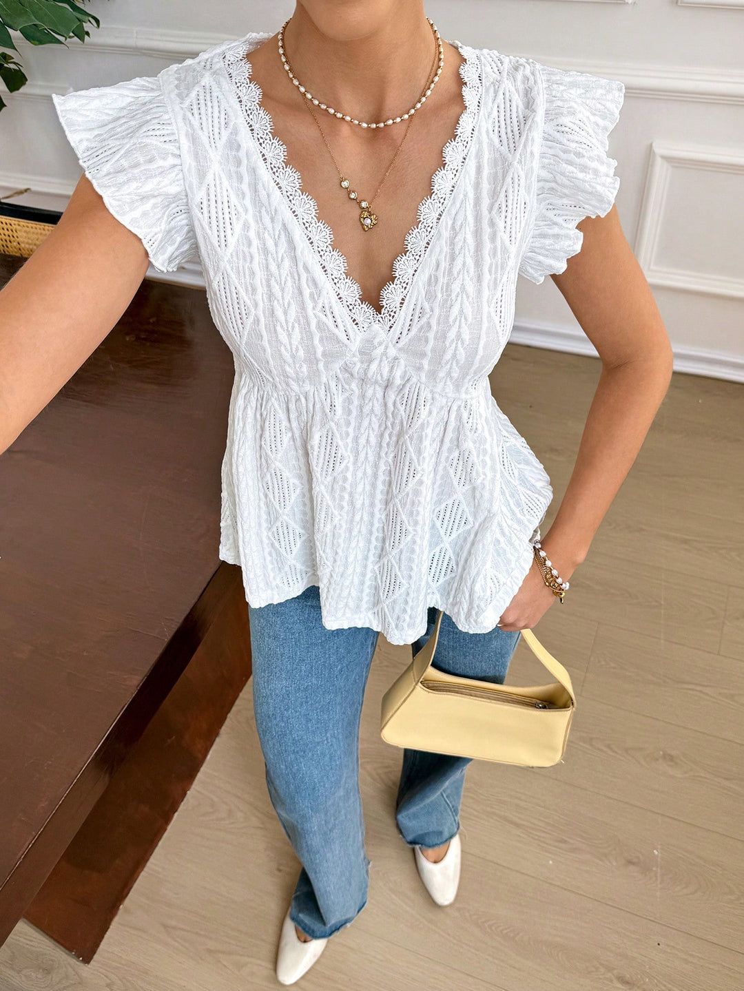 Tricou SHEIN, alb