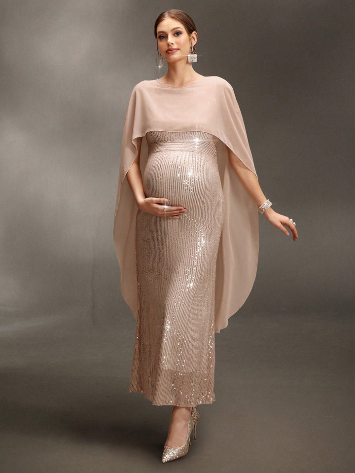 Rochie de maternitate SHEIN, auriu
