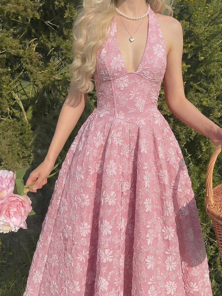 Rochie maxi SHEIN, roz