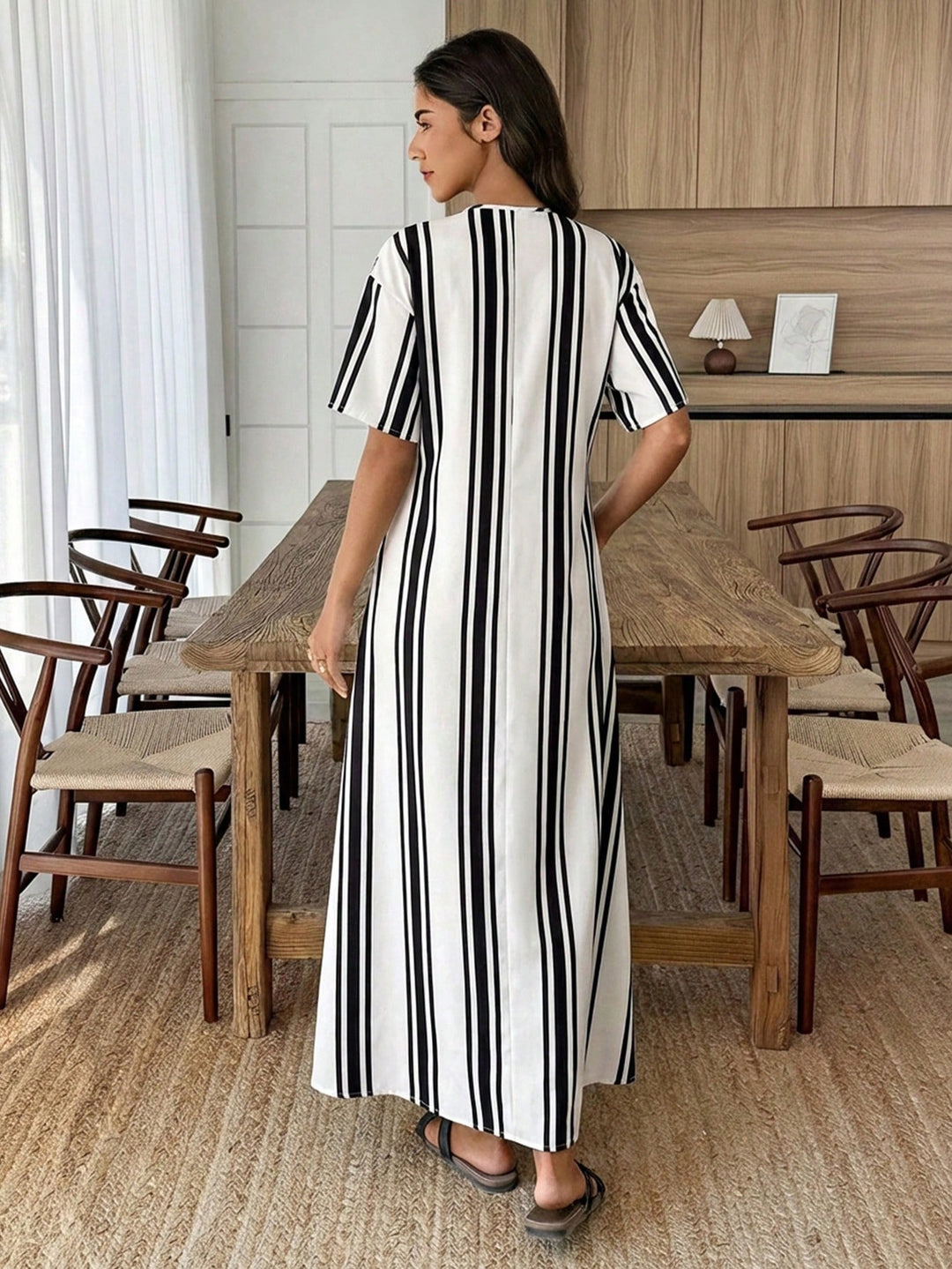 Rochie maxi SHEIN, mix culori