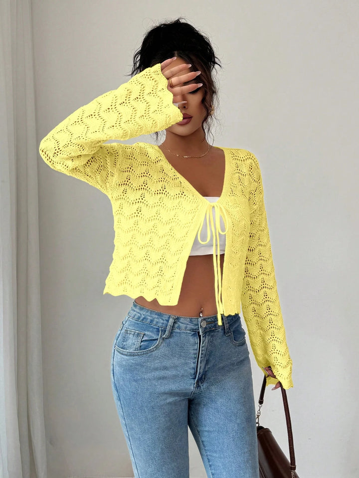 Cardigan SHEIN, galben