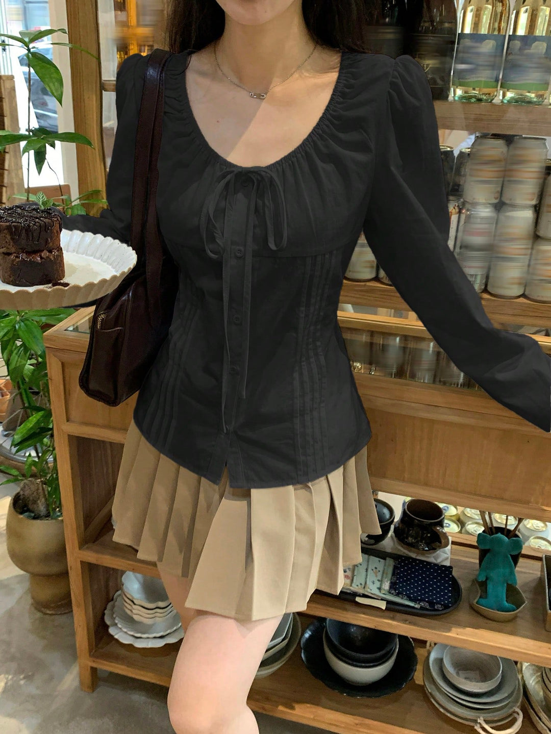 Bluza SHEIN, negru