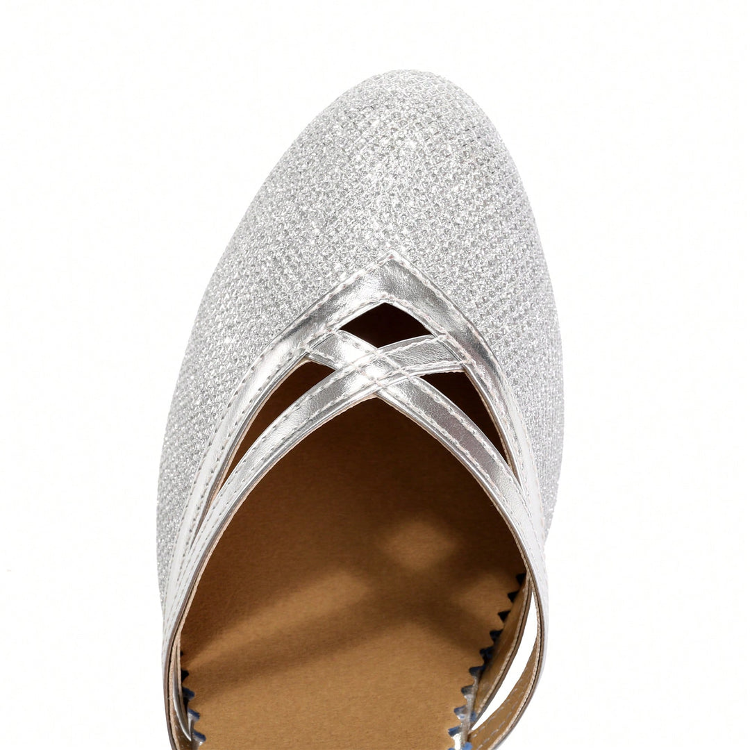 Pantofi de dans SHEIN, argintiu