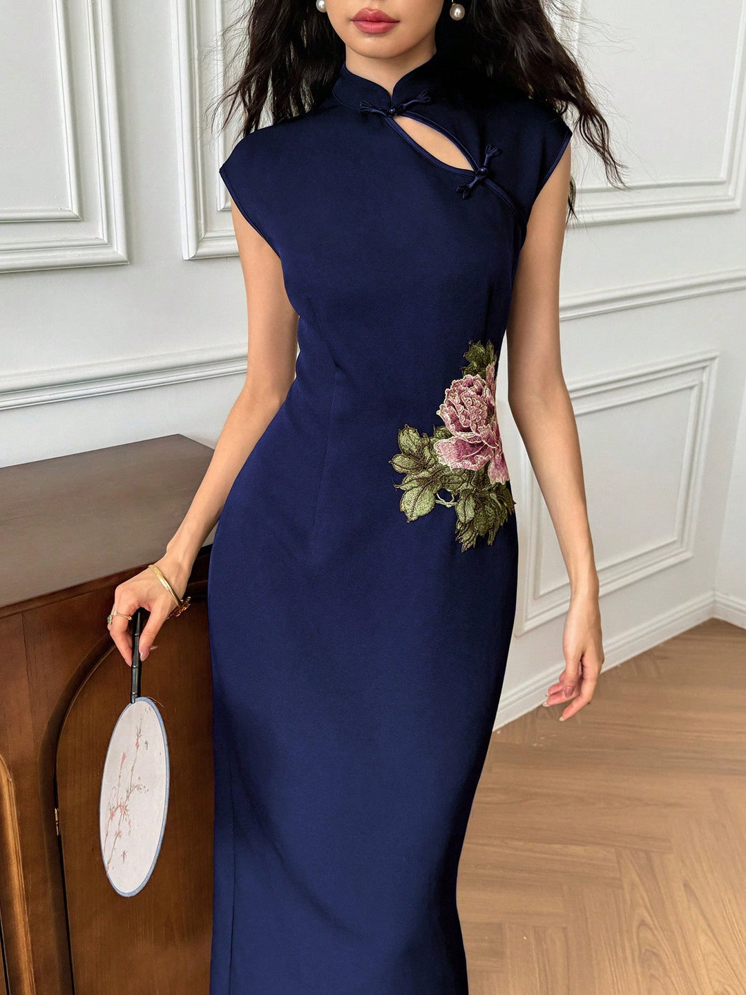 Rochie maxi SHEIN, albastru