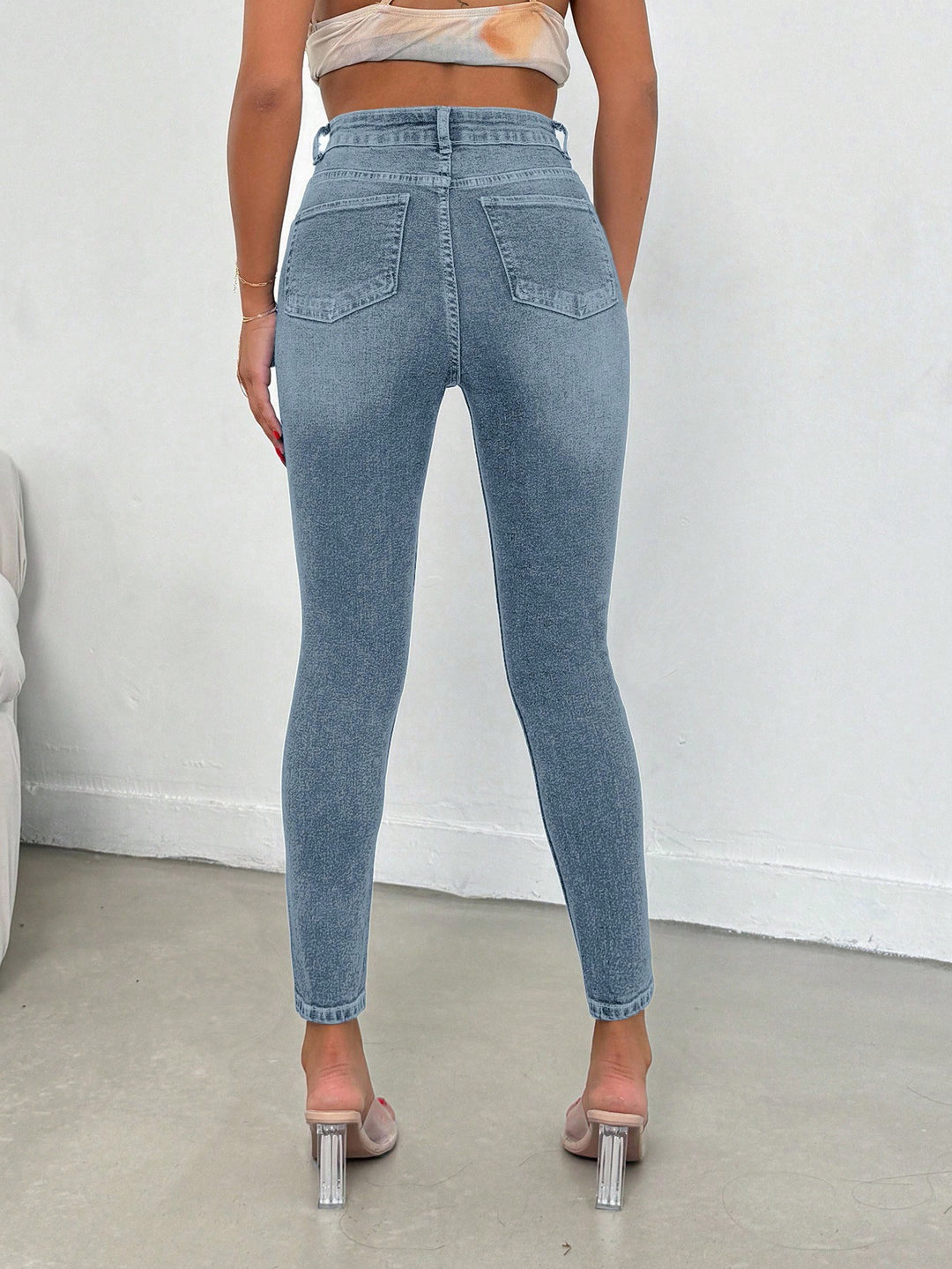 Jeans SHEIN, albastru
