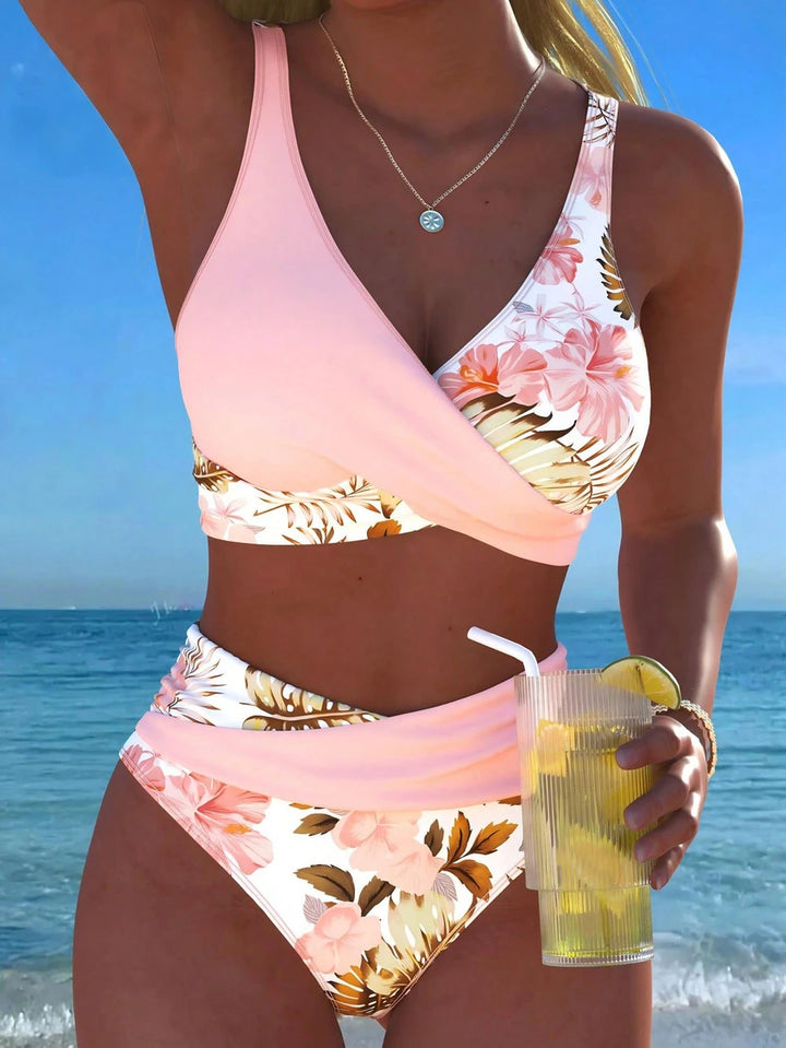 Costum de baie SHEIN, mix culori