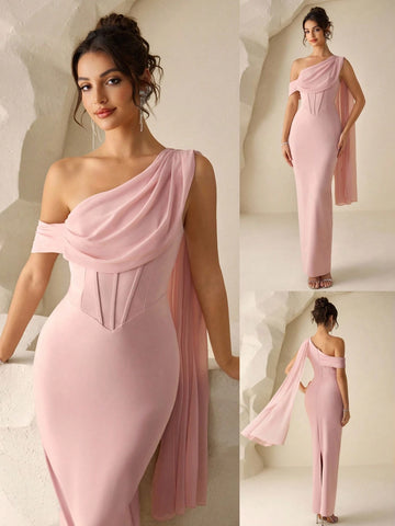 Rochie de ocazie SHEIN, roz