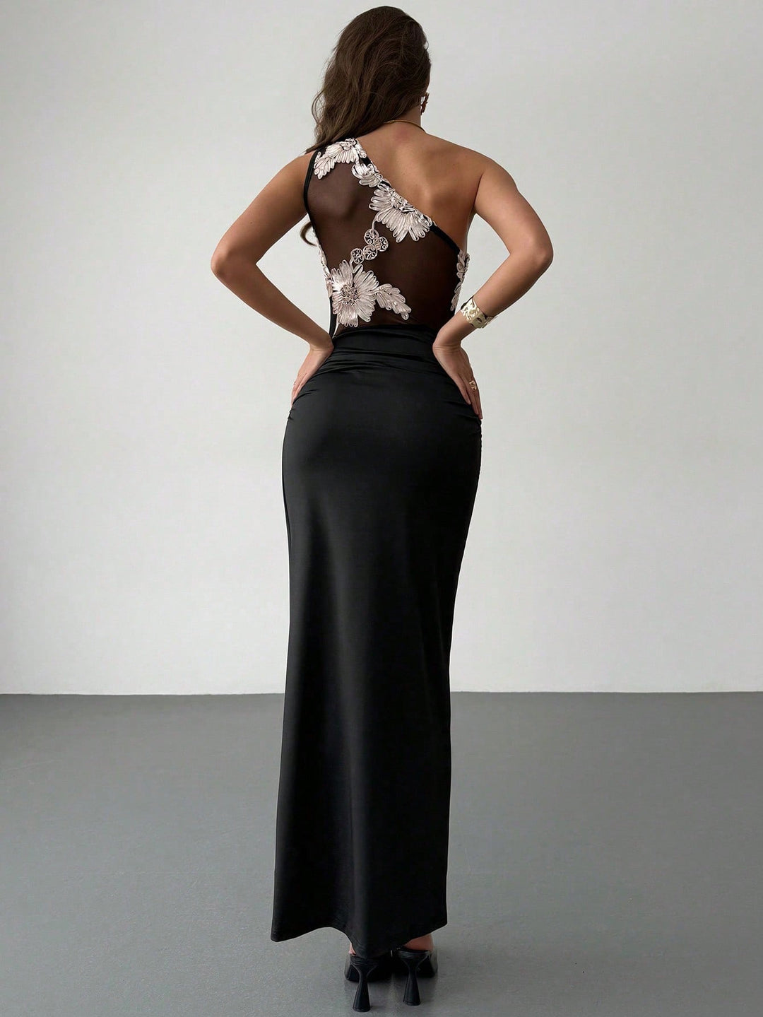Rochie midi SHEIN, negru