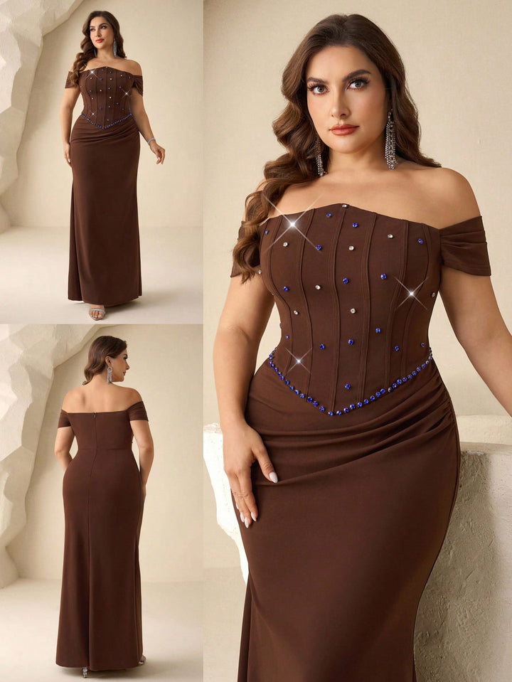 Rochie SHEIN, maro