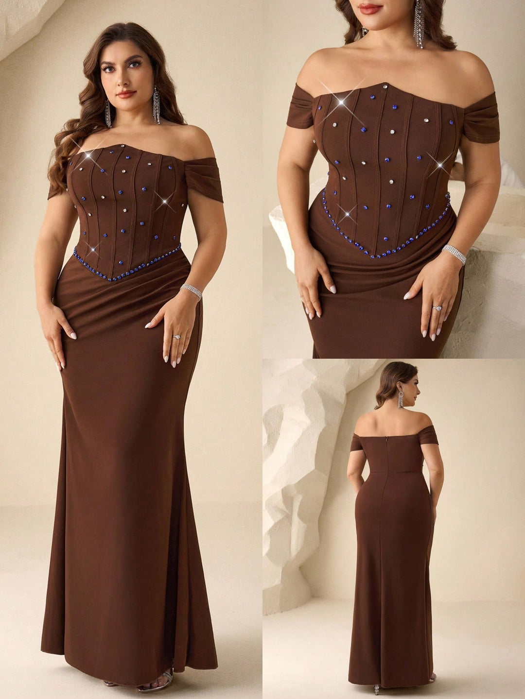 Rochie SHEIN, maro