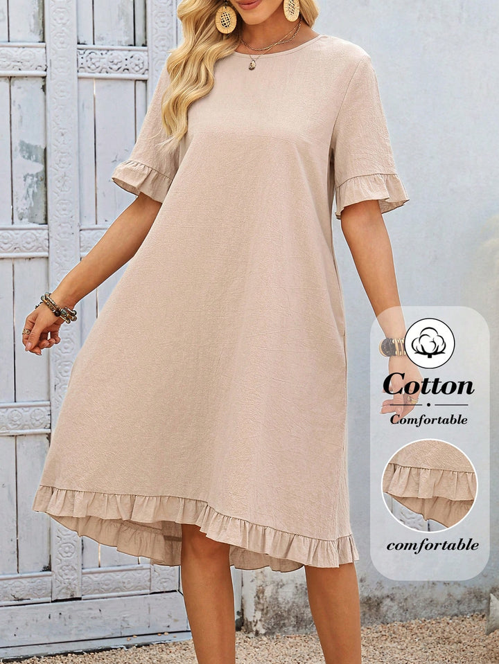 SHEIN midiruha, khaki