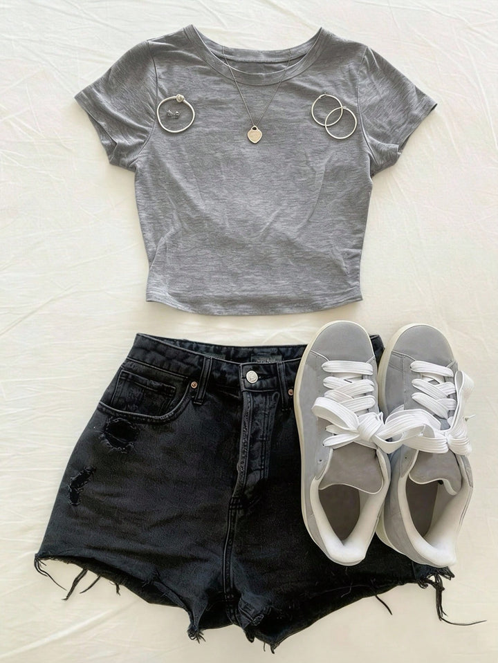 Tricou SHEIN, gri