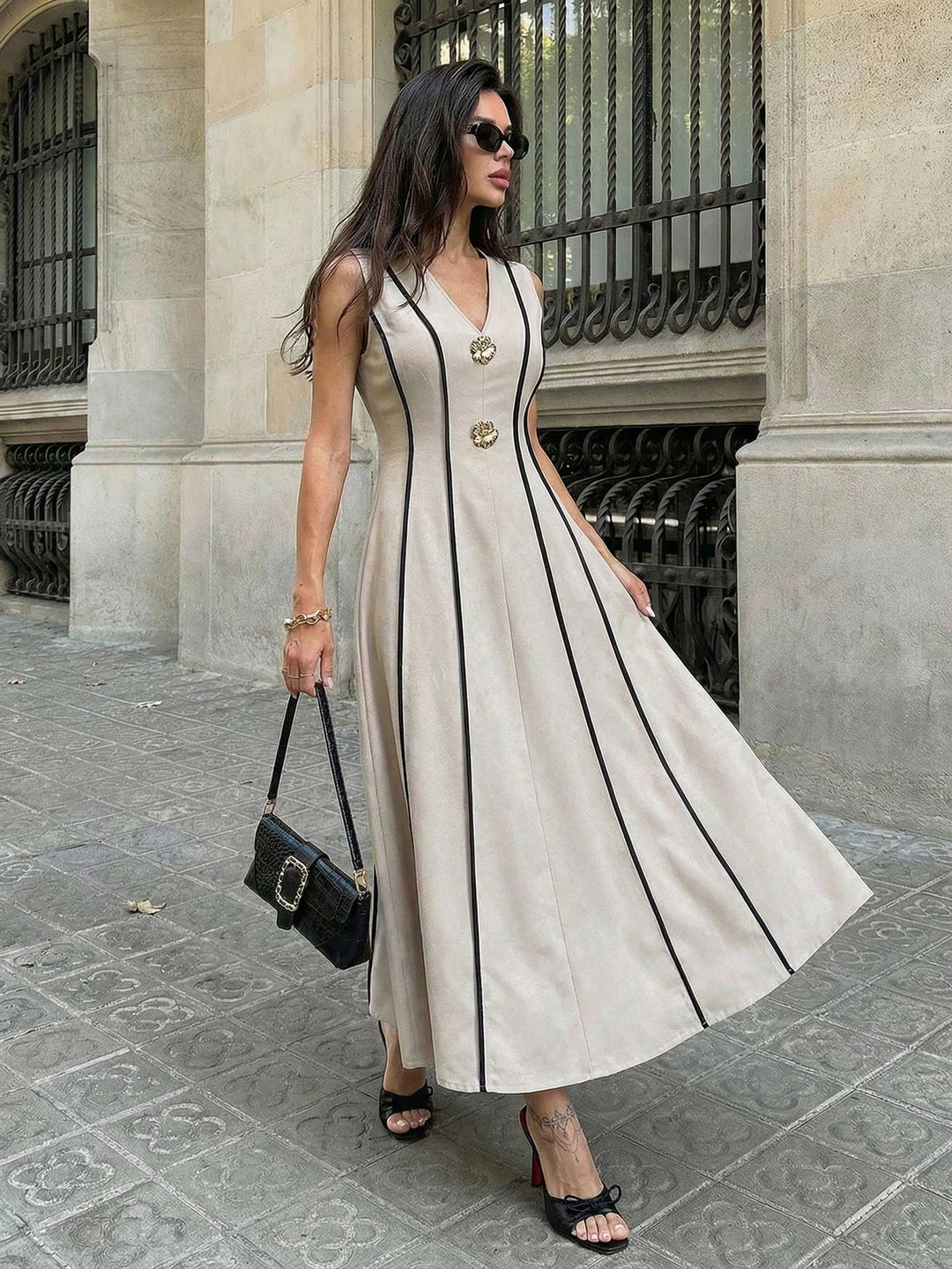 SHEIN maxiruha, khaki