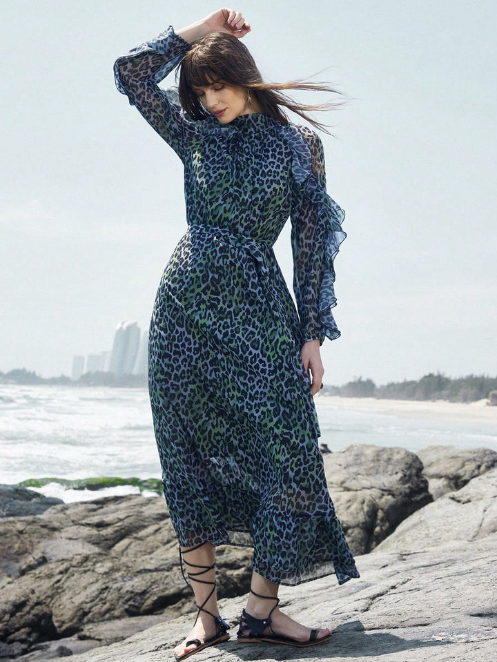 Rochie maxi SHEIN, mix culori
