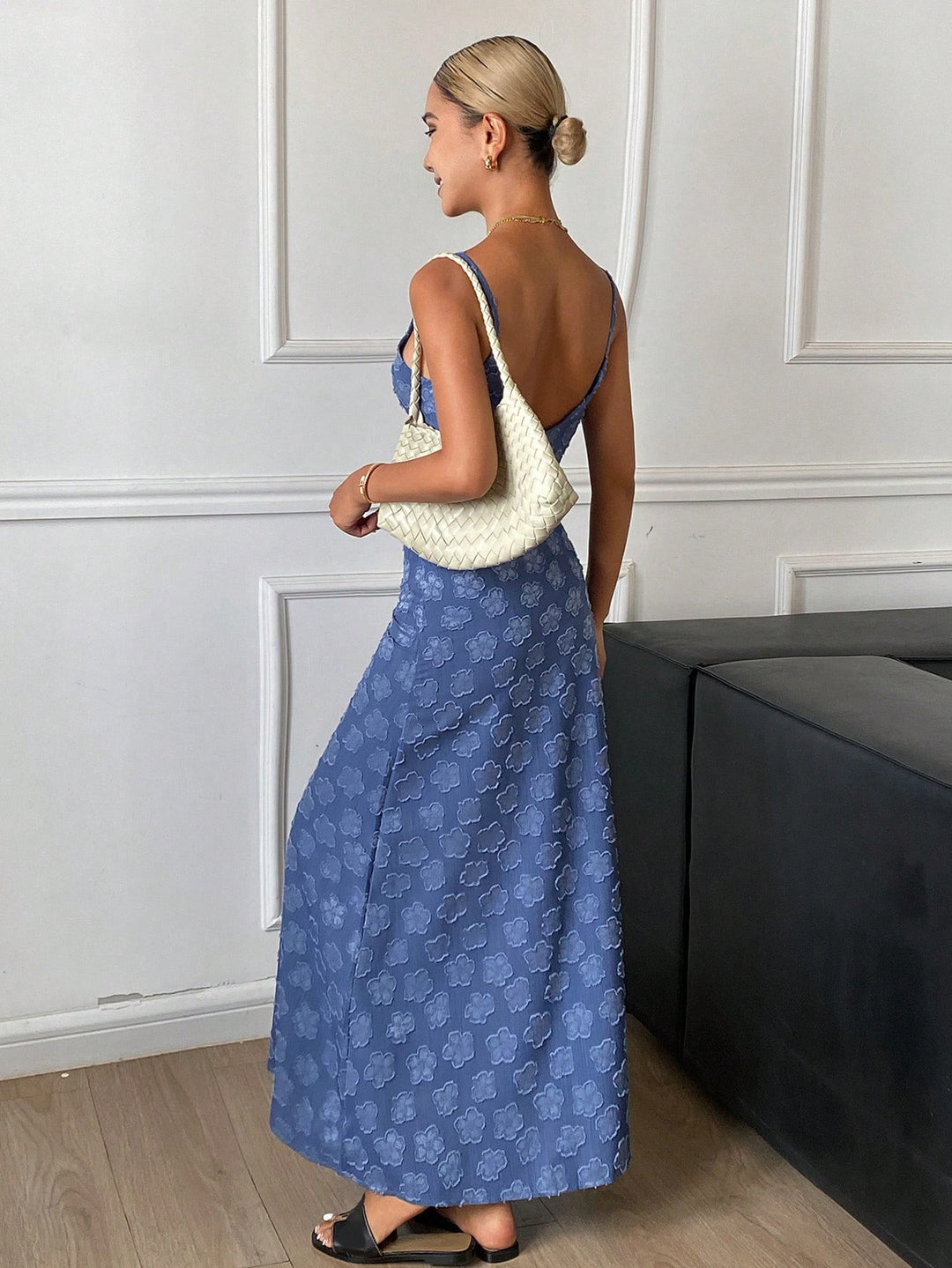 Rochie maxi SHEIN, albastru
