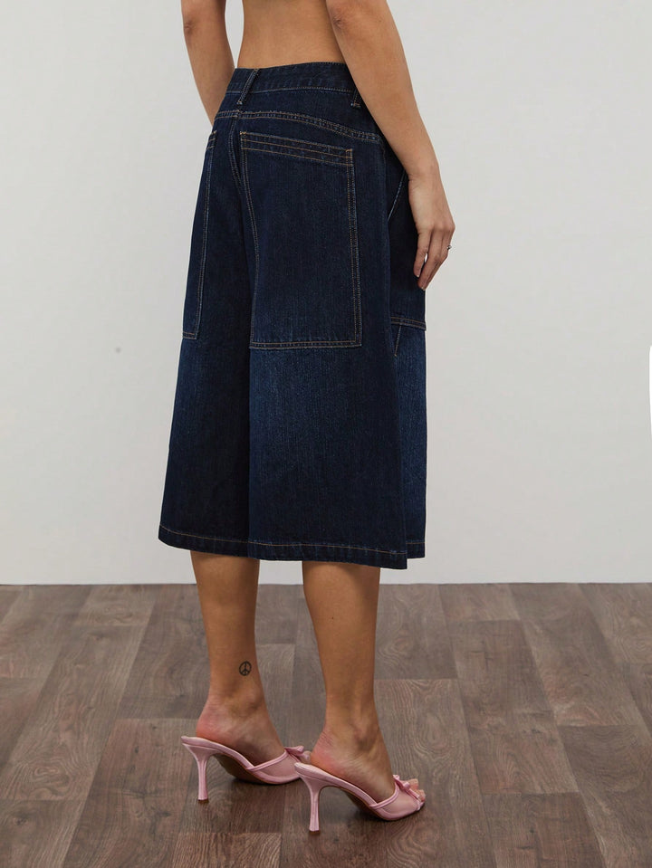 Pantaloni scurți SHEIN, negru