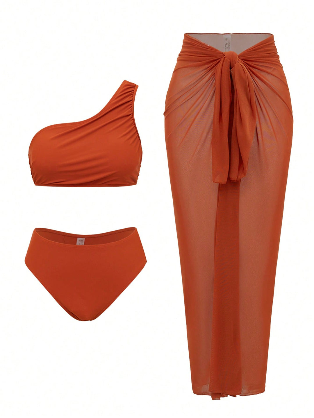 Set bikini SHEIN, portocaliu