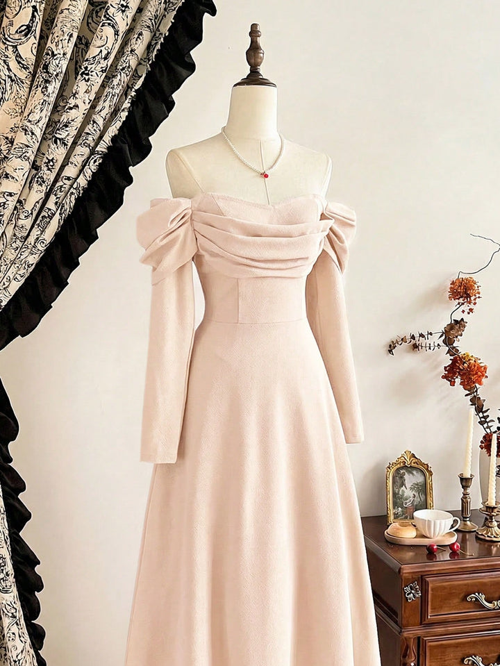 Rochie maxi SHEIN, bej