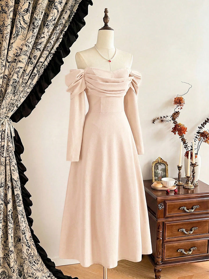 Rochie maxi SHEIN, portocaliu