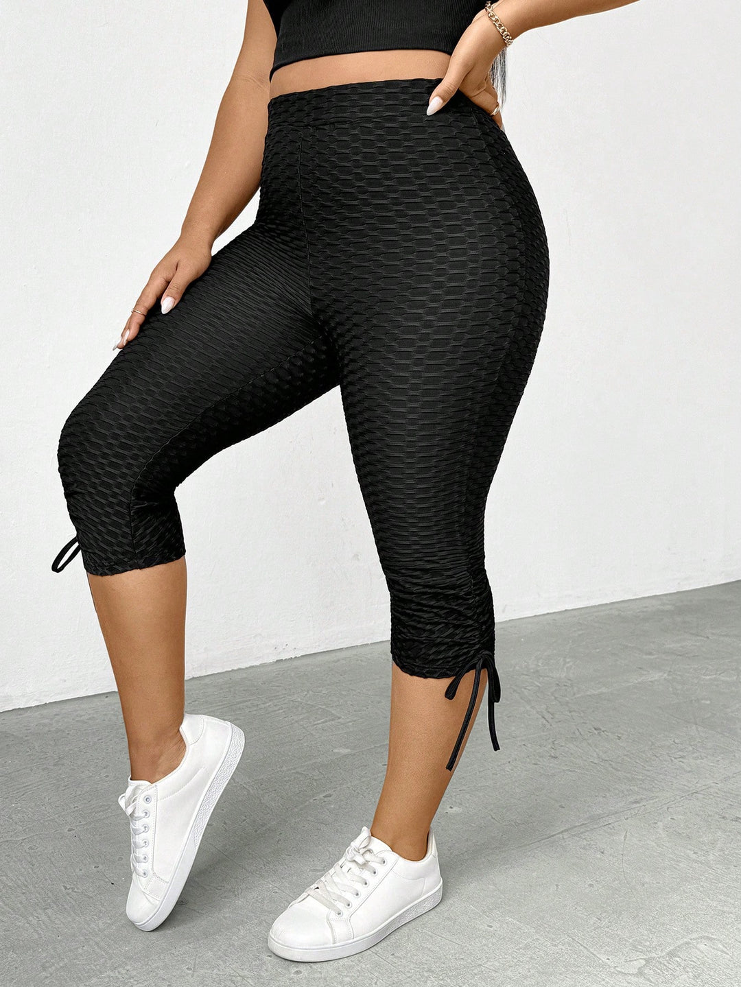Pantaloni SHEIN, negru