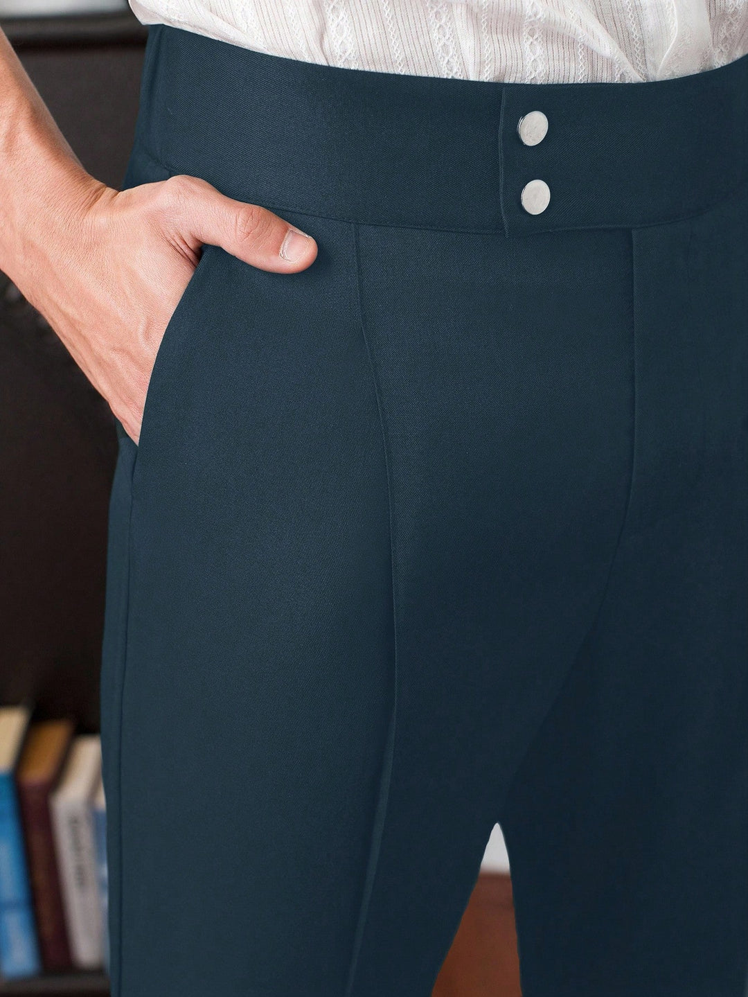 Pantaloni SHEIN, albastru