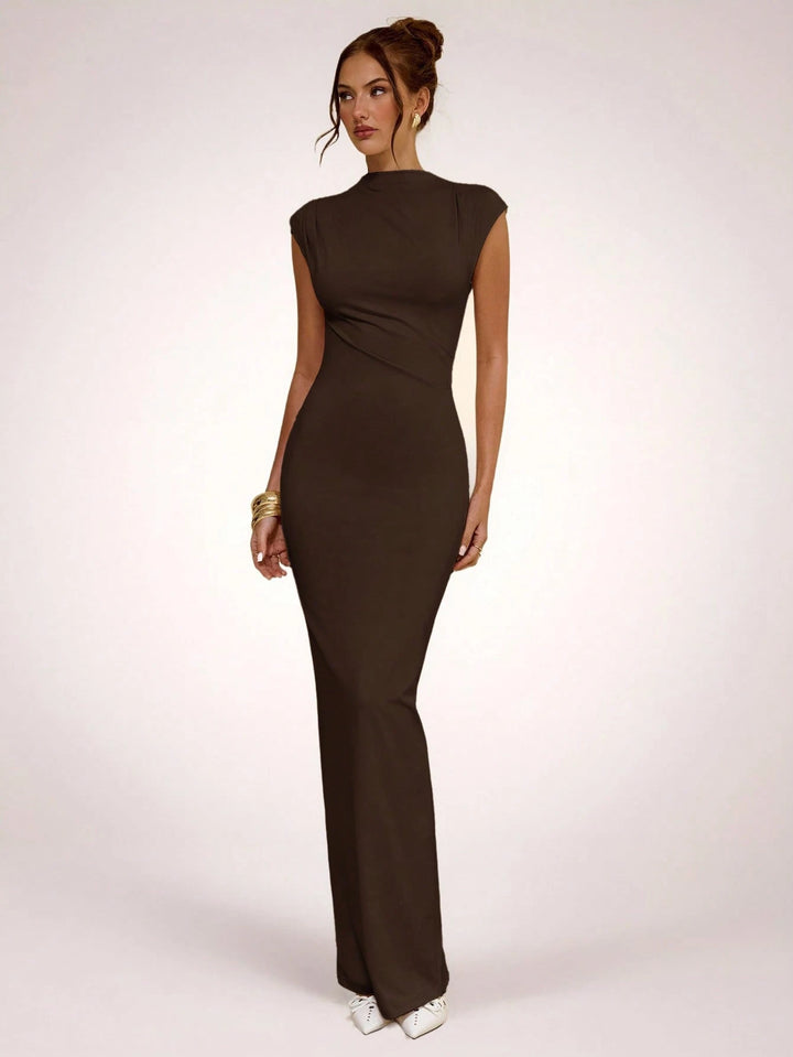Rochie maxi SHEIN, maro