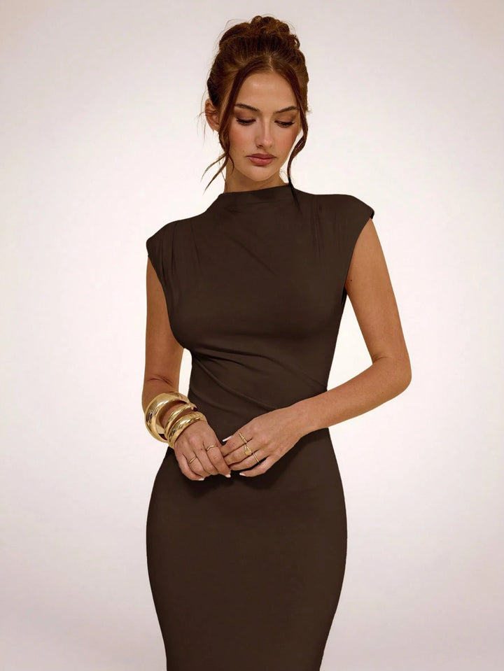 Rochie maxi SHEIN, maro