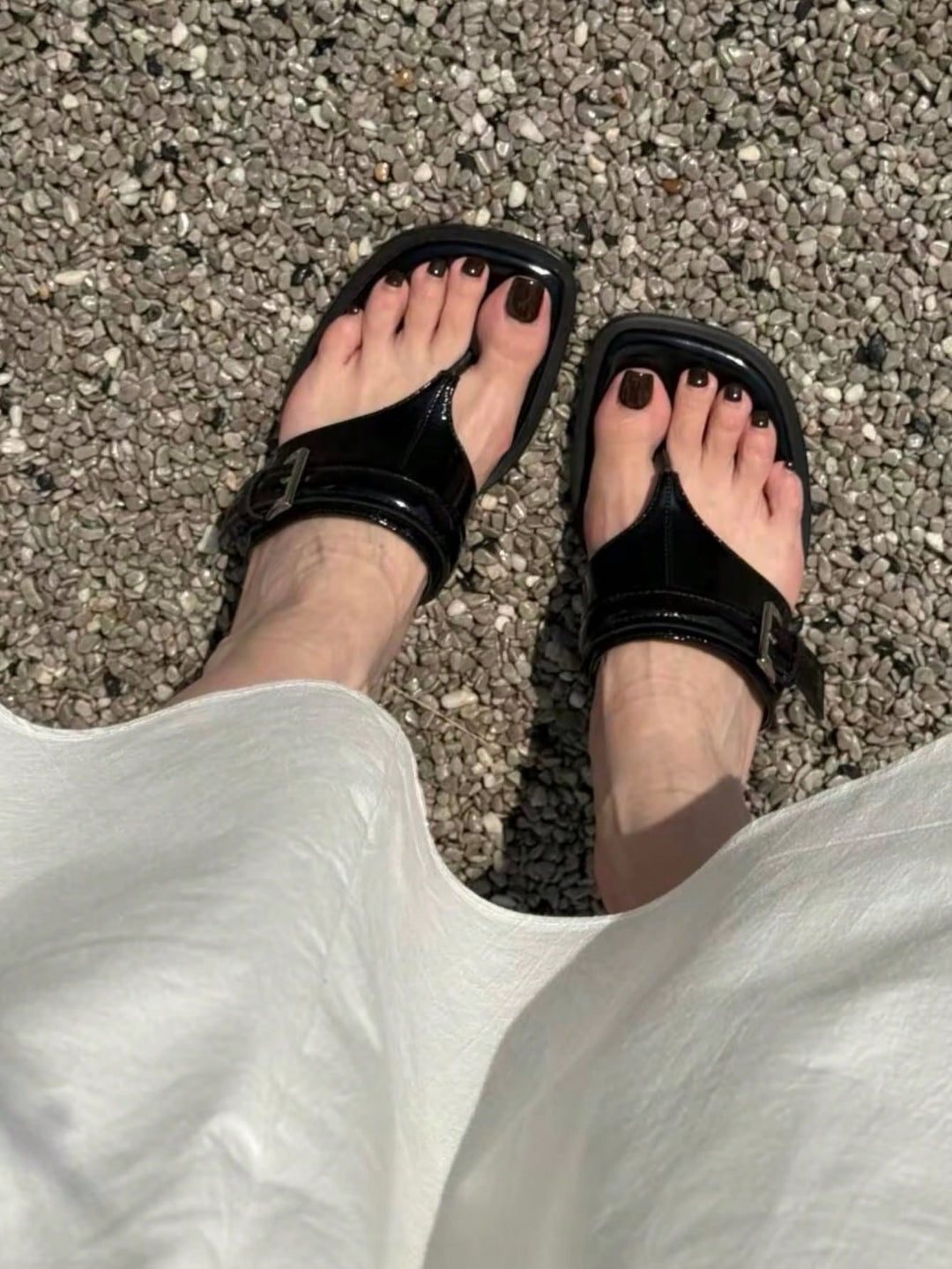 Sandale SHEIN, negru