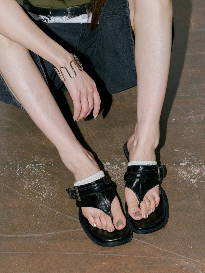 Sandale SHEIN, negru
