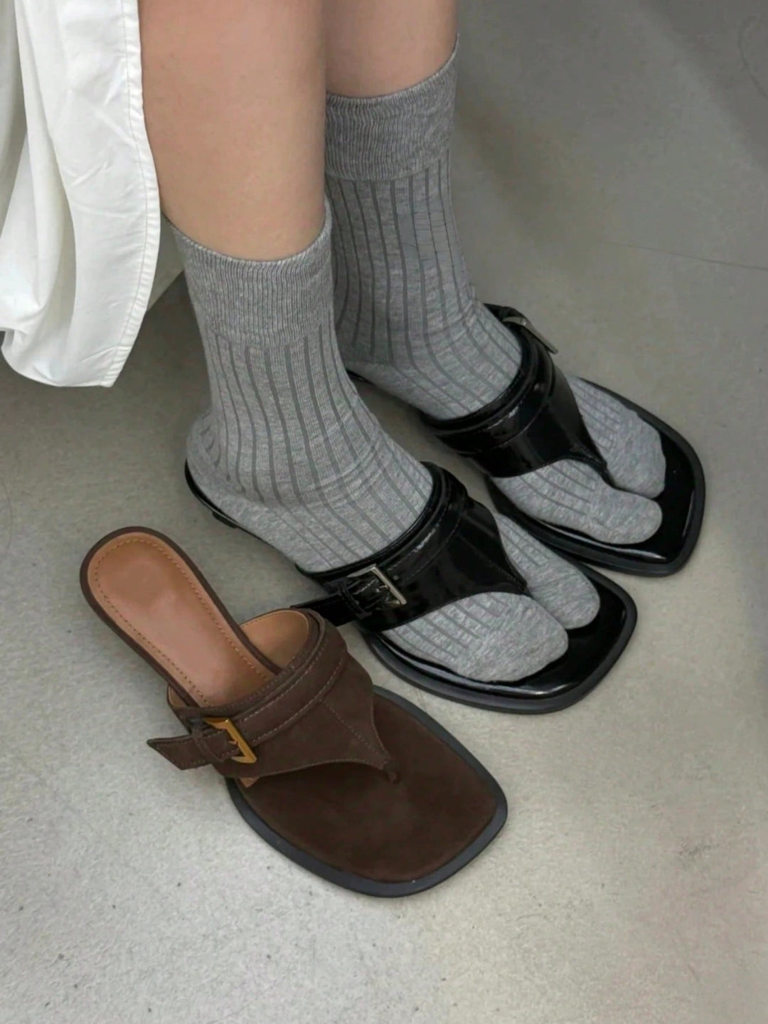 Sandale SHEIN, negru