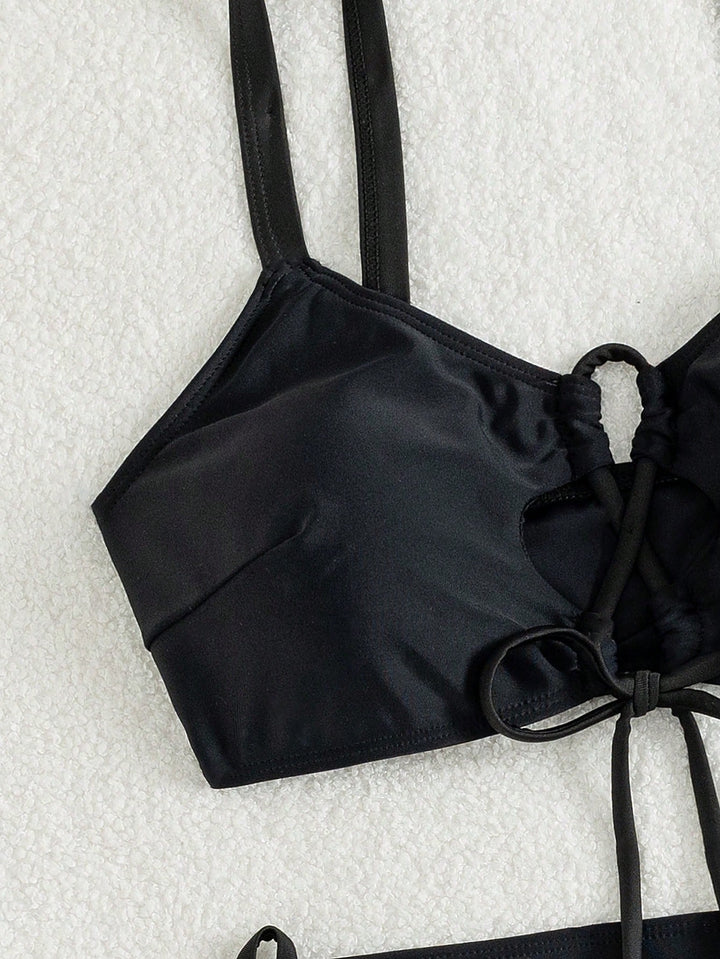 Set bikini SHEIN, negru