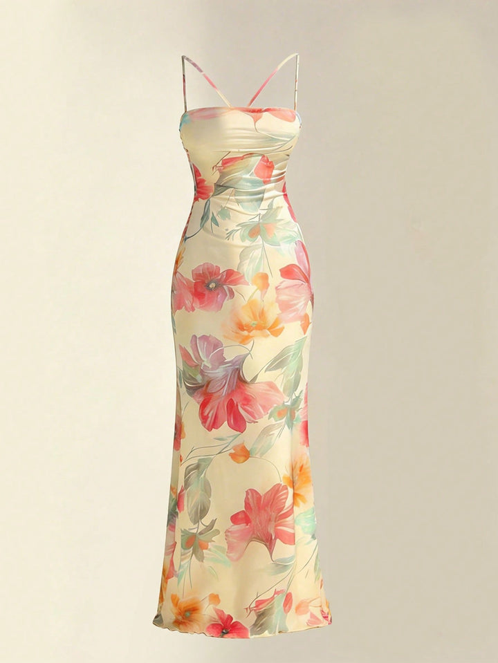 Rochie maxi SHEIN, mix culori