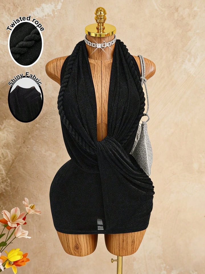 Rochie mini SHEIN, negru