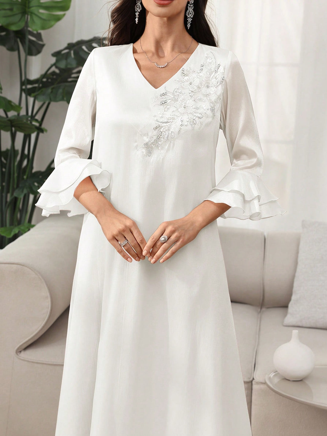 Rochie SHEIN, alb