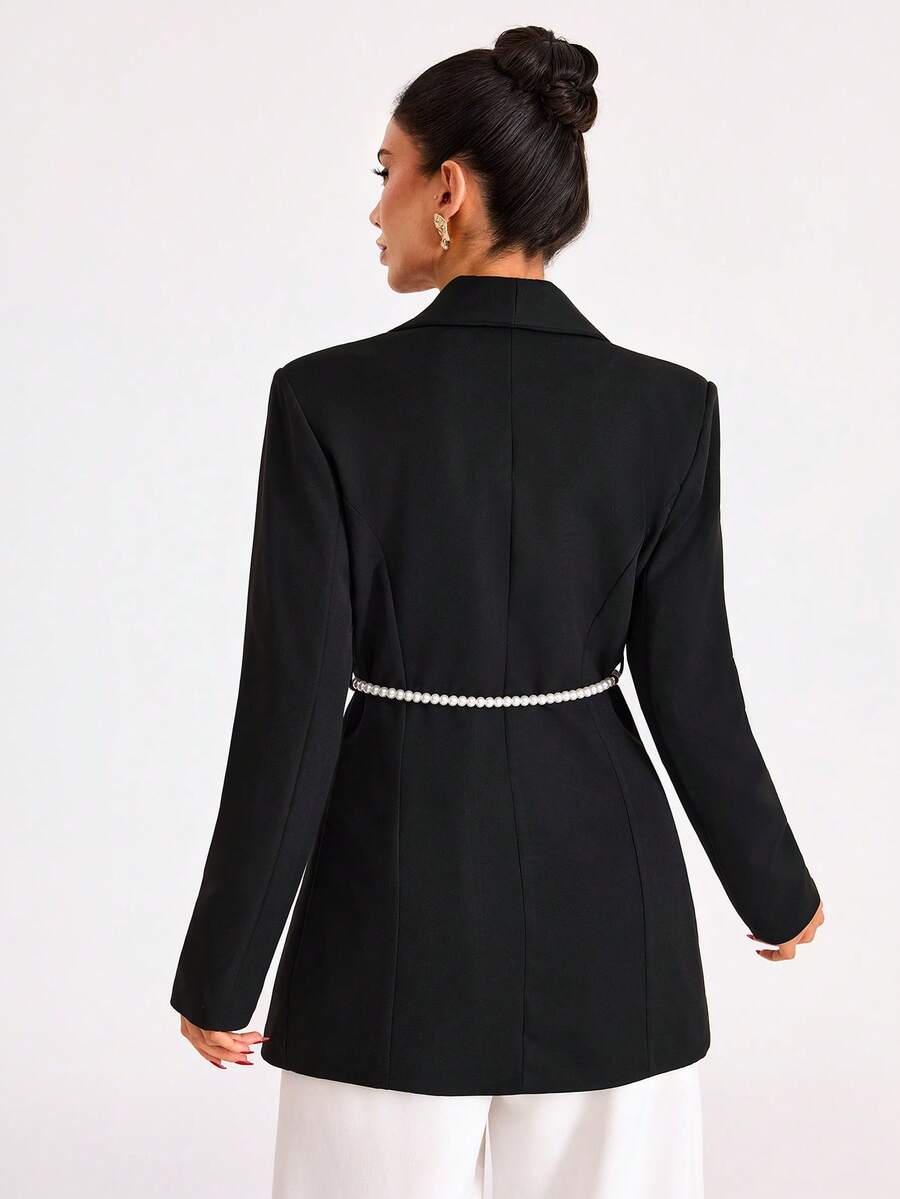 Sacou SHEIN, negru