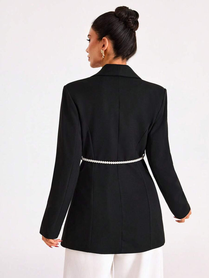 Sacou SHEIN, negru