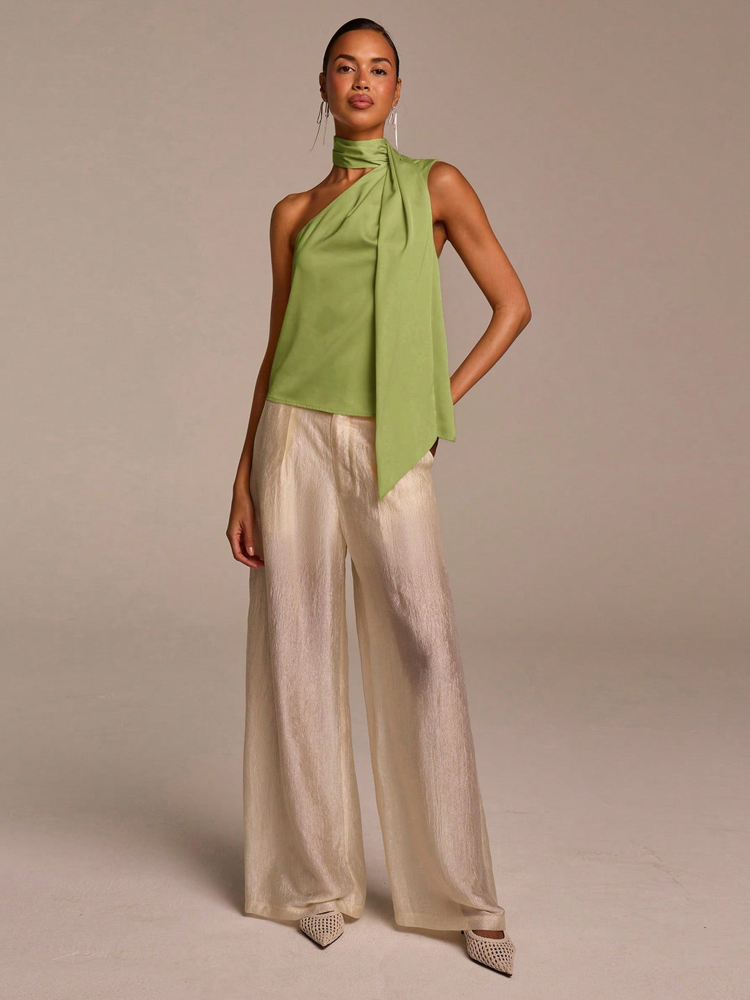 Top SHEIN, verde