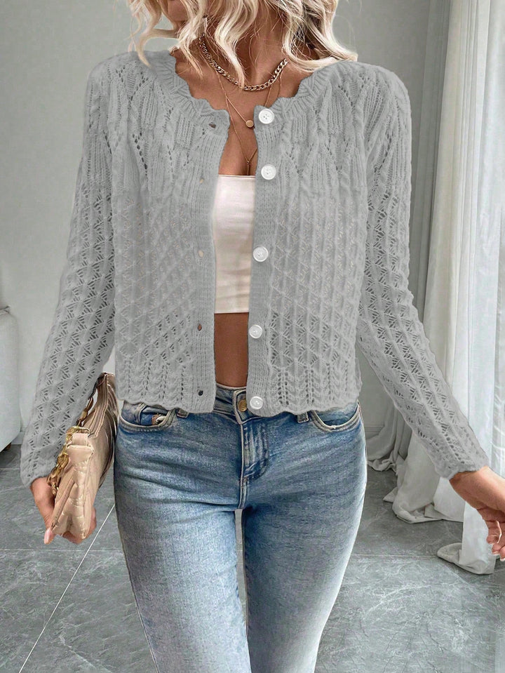 Cardigan SHEIN, gri