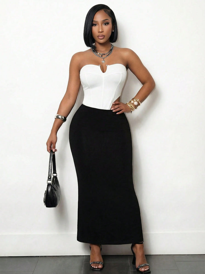Rochie maxi SHEIN, negru