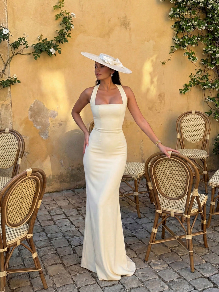 Rochie maxi SHEIN, alb