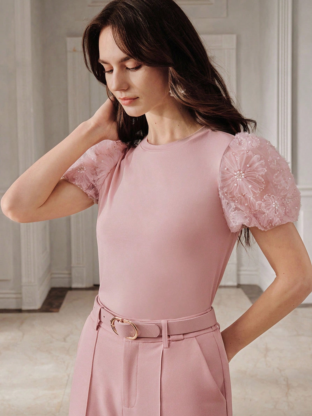 Tricou SHEIN, roz