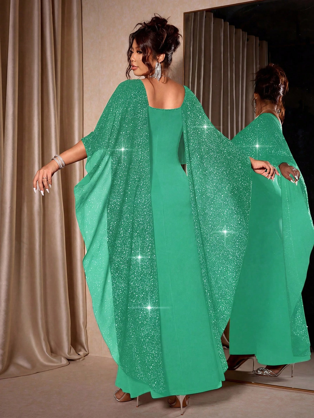Rochie SHEIN, verde
