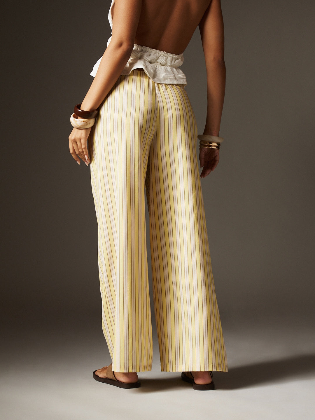 Pantaloni SHEIN, galben