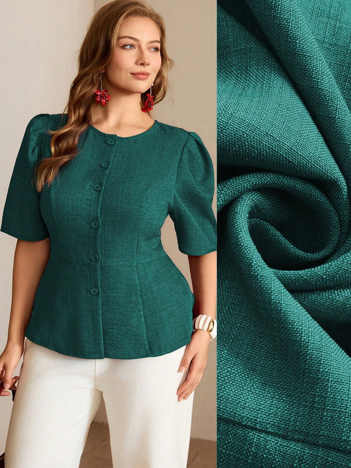 Bluză SHEIN, verde