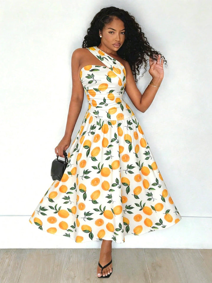 Rochie maxi SHEIN, mix culori