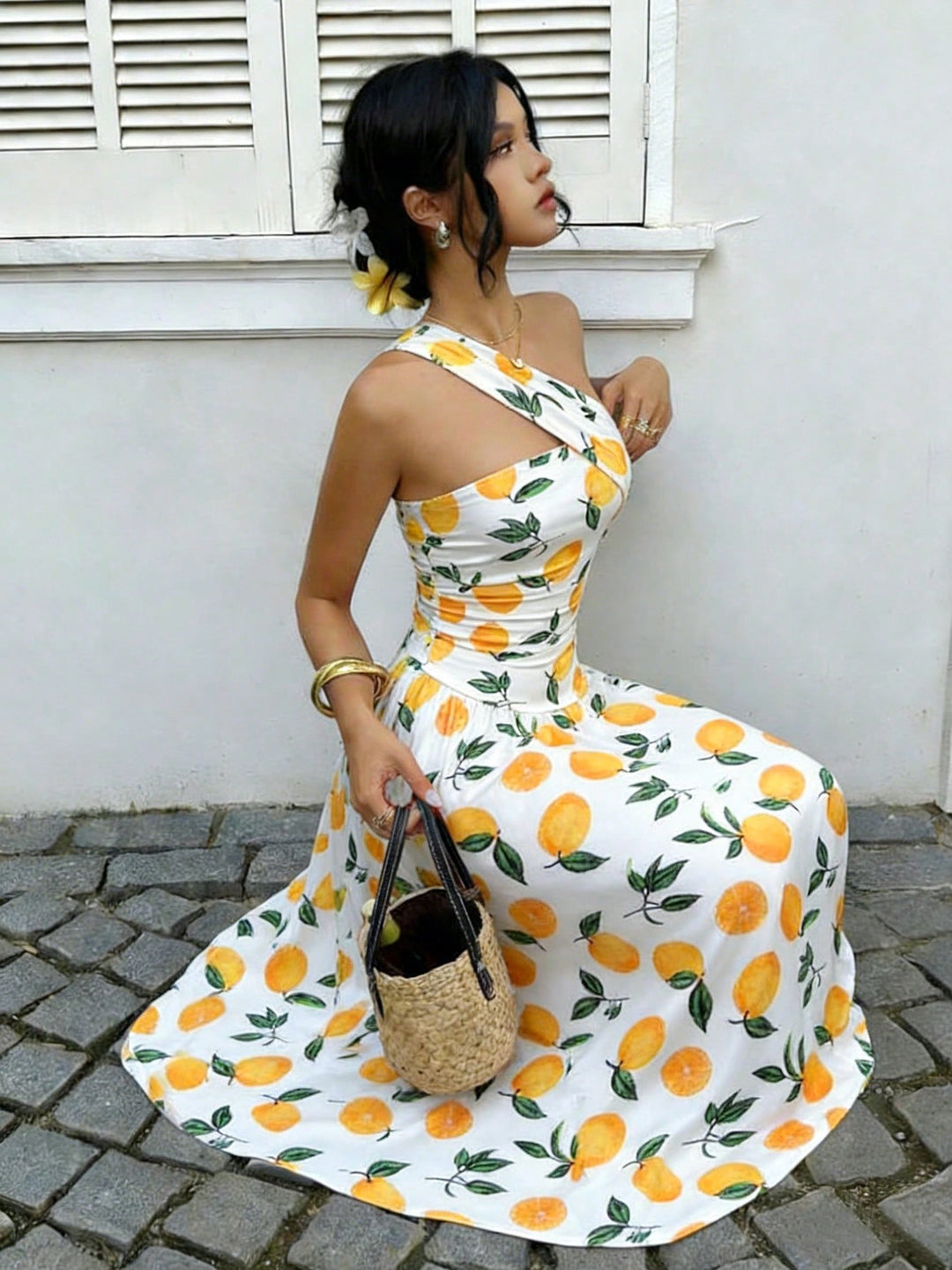 Rochie maxi SHEIN, mix culori