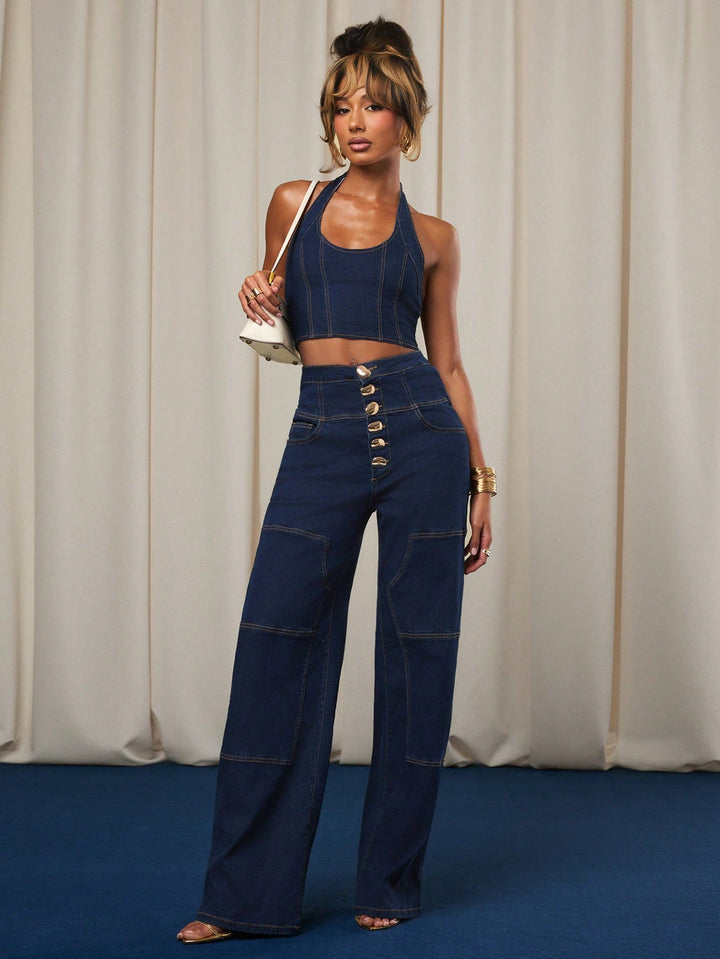 Top SHEIN, albastru