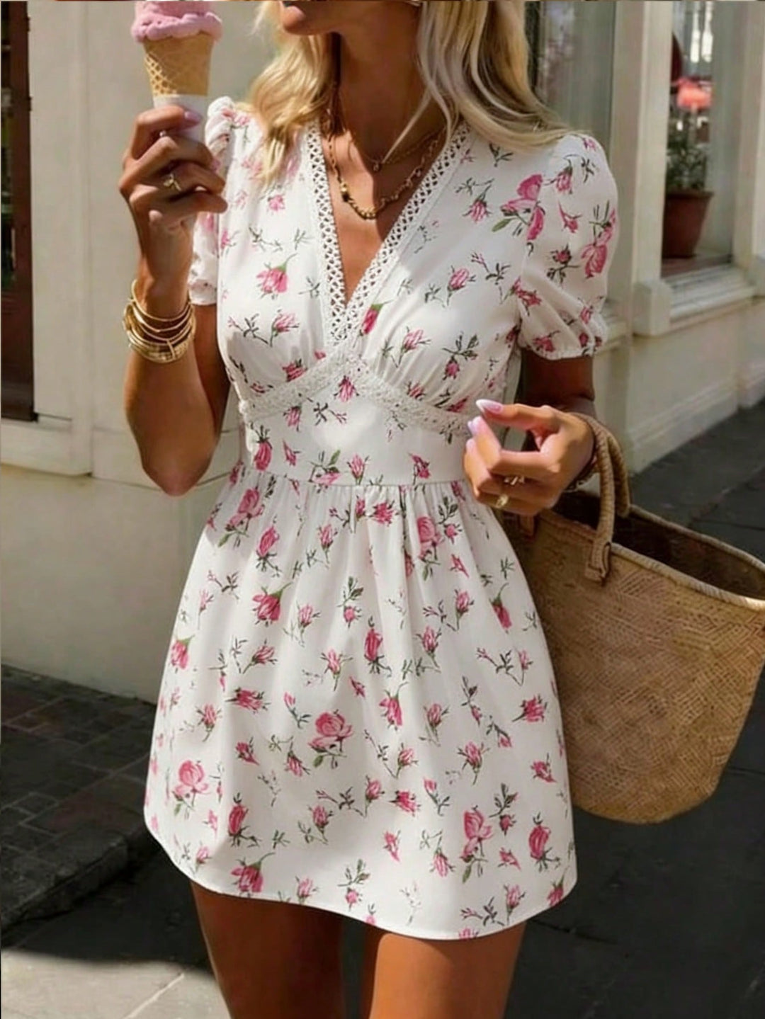 Rochie scurtă SHEIN, mix culori